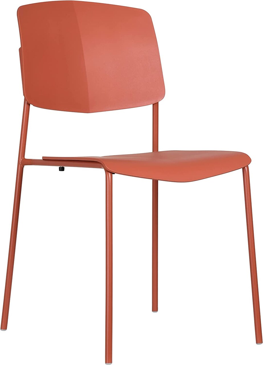 ISL Furnishings- Zuho Modern Indoor Outdoor Chair (2, Zuho II - Fire Orange)